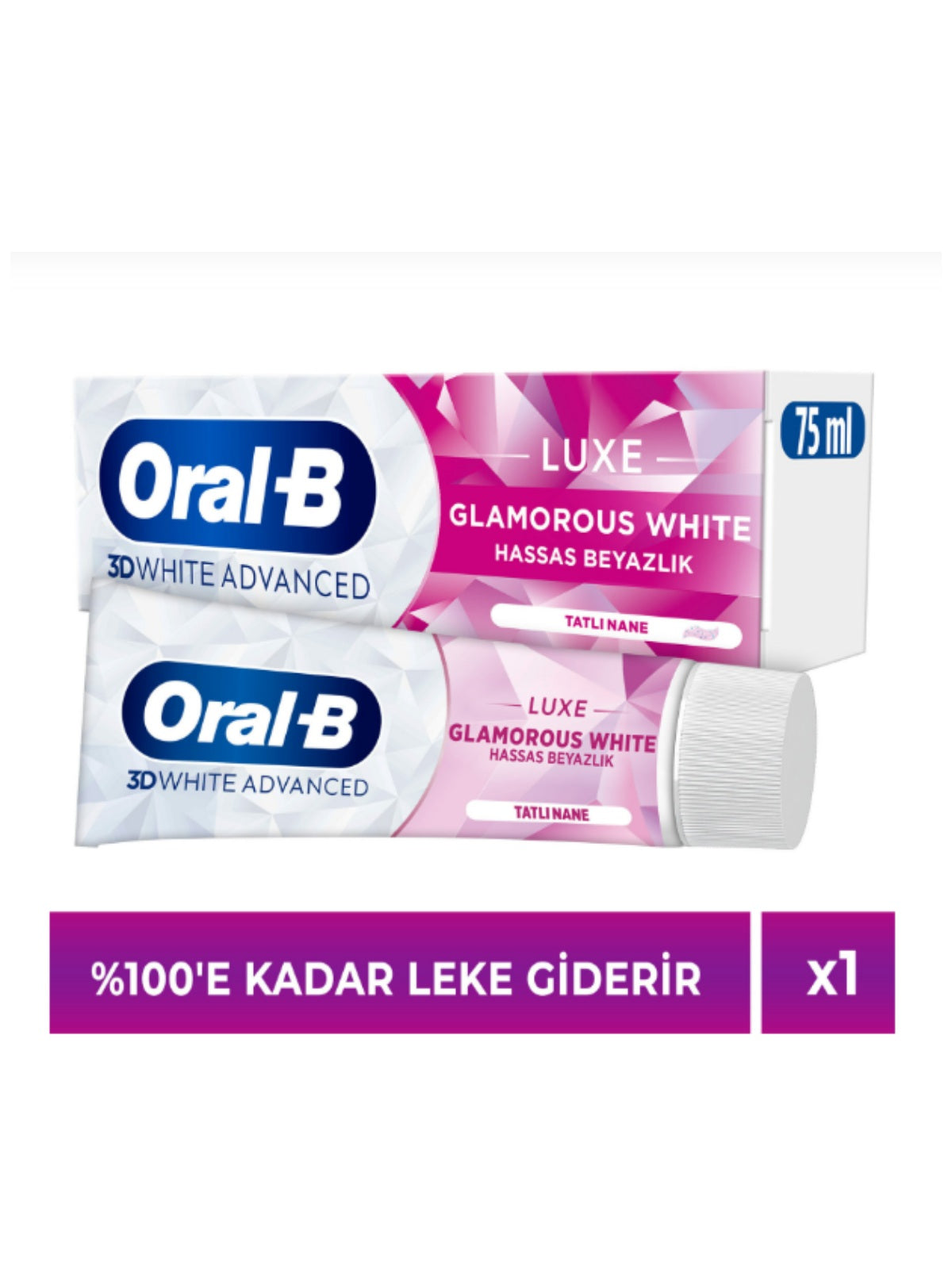 Oral-B Pro 3D White Advanced Luxe Glamorous White 75 Ml Diş Macunu