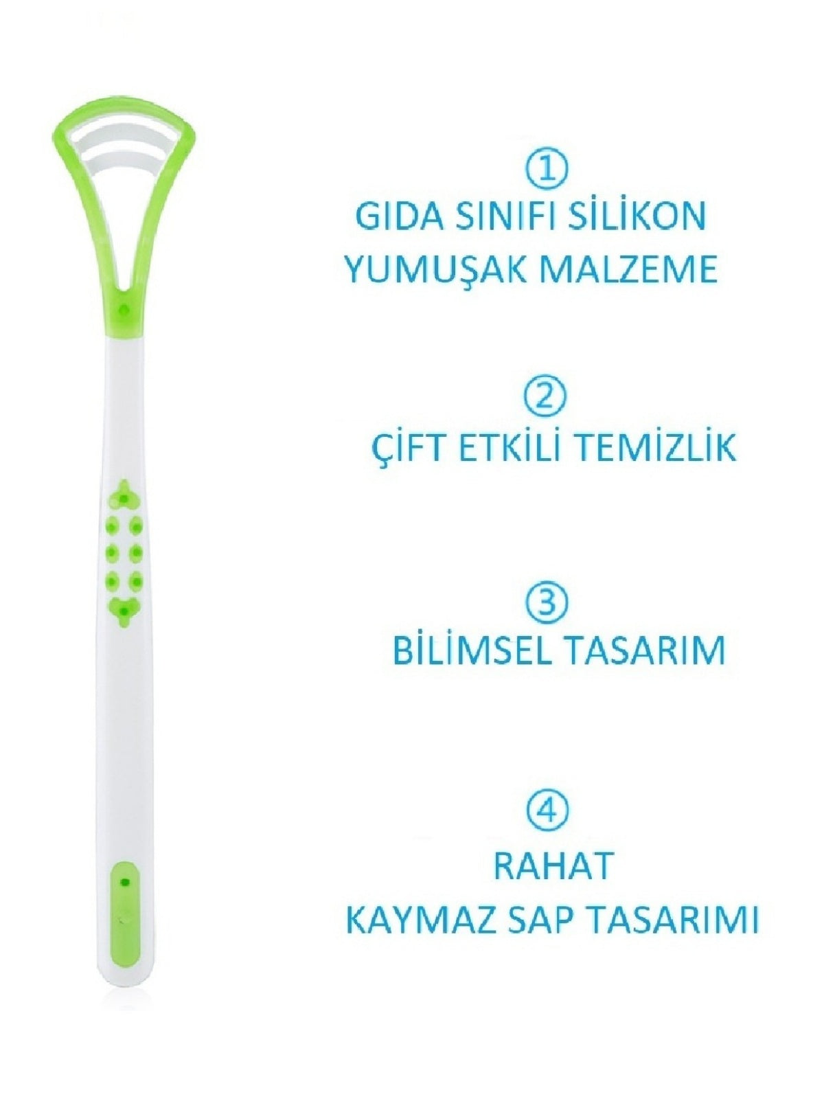 Dil Temizleme Çubuğu - 1 Adet - Premium Kalite