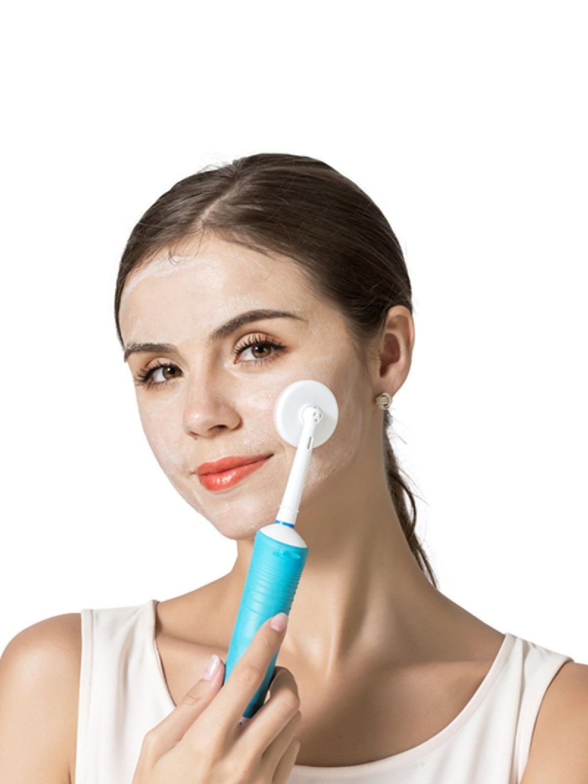 Oral-b Şarjlı Ve Pilli Diş Fırçaları Için Yüz-makyaj Temizleme Ve Masaj Aparatı - Pembe Renk